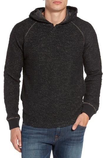 Men's Jeremiah Mission Twisted Yarn Hooded Sweater, Size - Black