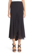 Women's Fuzzi Tulle Mesh Midi Skirt