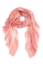 Women's Burberry Brit Sheer Mega Check Scarf, Size - Pink