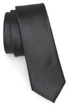 Men's The Tie Bar Festival Textured Silk & Linen Tie, Size - Grey