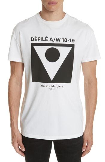 Men's Mm6 Maison Margiela Graphic T-shirt - White