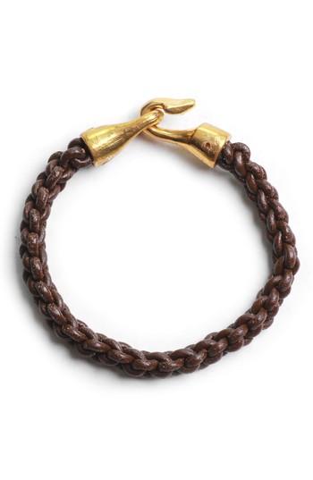 Men's George Frost Zipper Harpoon Bracelet