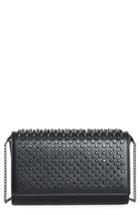 Christian Louboutin Paloma Spike Leather Clutch -