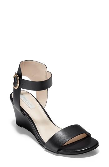 Women's Cole Haan Rosalind Wedge Sandal B - Black