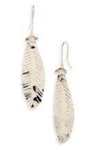 Women's Valentino Cult Feather Drop Earrings