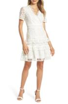 Women's French Connection Arta Tiered Lace Dress - White