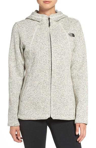 Women's The North Face 'crescent' Fleece Jacket - Ivory
