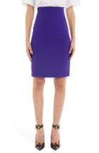 Women's Versace Ribbed Pencil Skirt Us / 42 It - Purple