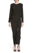 Women's Veronica Beard Amara Rhinestone Dot Stretch Silk Dress