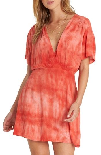 Women's Billabong With You Dress - Coral
