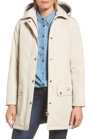 Women's Barbour Cirro Waterproof Hooded Jacket Us / 10 Uk - Grey