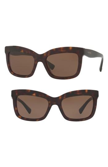 Women's Valentino 52mm Square Sunglasses -