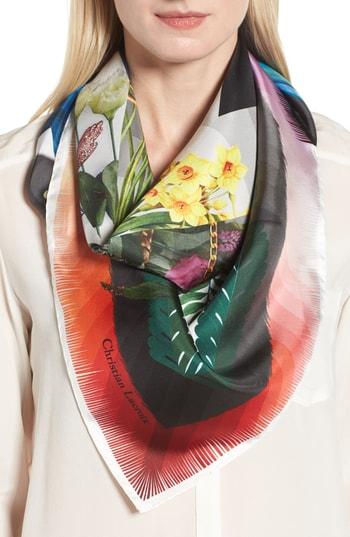 Women's Cristian Lacroix Botanic Silk Scarf