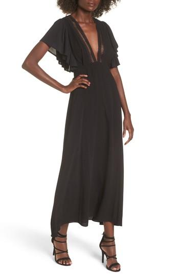 Women's Stone Cold Fox Evelyn Midi Dress - Black