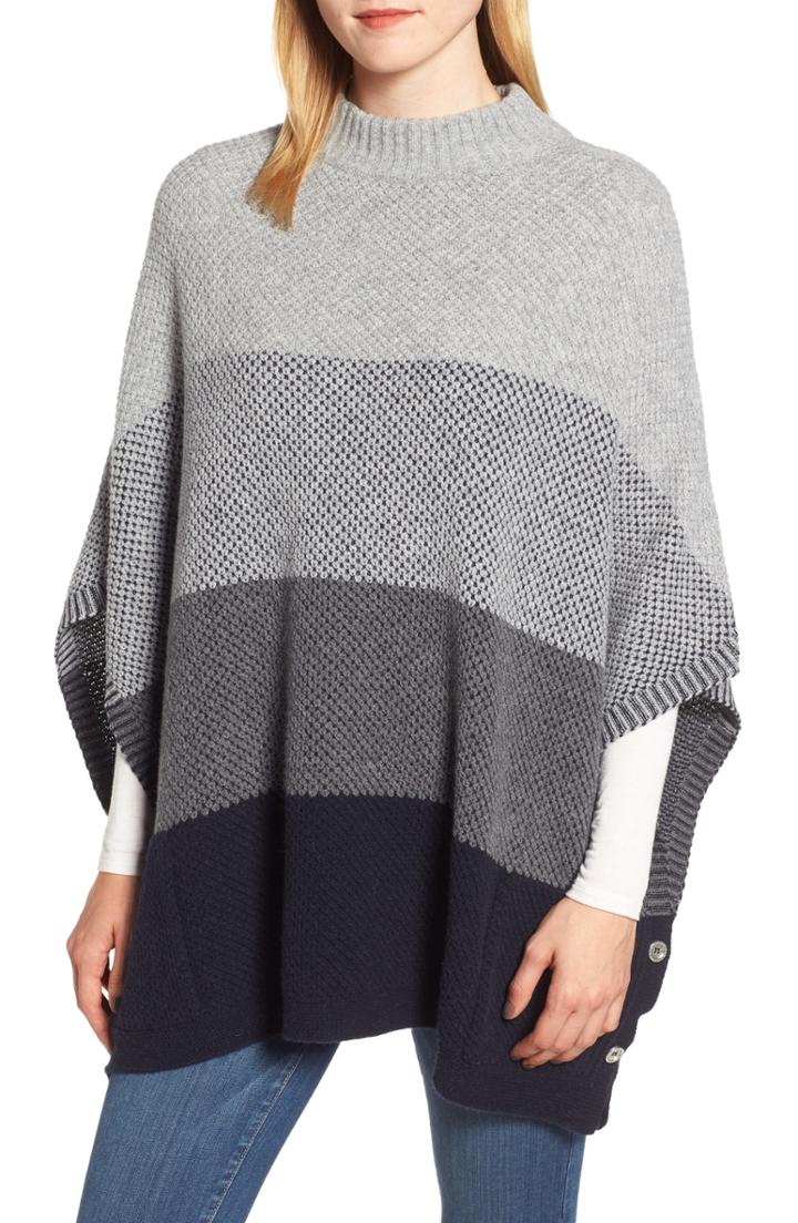 Women's Barbour Heather Wool Blend Cape