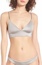 Women's Lira Clothing Rhea Bikini Top - Metallic