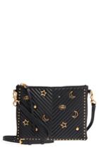 Rebecca Minkoff Jon Quilted Leather Crossbody Bag - Black