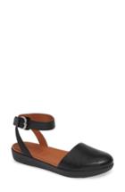 Women's Fitflop Cova Ankle Strap Sandal .5 M - Black