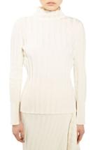 Women's Topshop Boutique Funnel Neck Sweater Us (fits Like 2-4) - Ivory