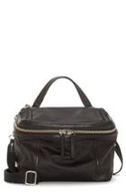 Vince Camuto Medium Patch Nylon & Leather Crossbody Bag - Black