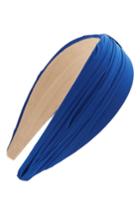 Tasha Pleated Basic Headband, Size - Blue
