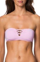 Women's O'neill 'salt Water' Bandeau Bikini Top - Pink