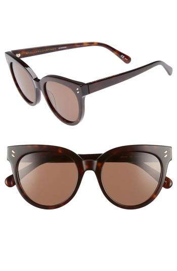 Women's Stella Mccartney 52mm Sunglasses - Shiny Dark Havana