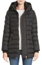 Women's Burberry Limefield Hooded Puffer Coat, Size - Black