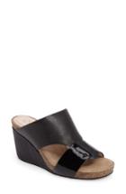 Women's Sudini Berta Wedge Sandal M - Black