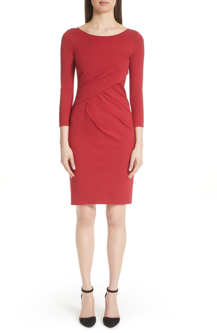 Women's Emporio Armani Asymmetrical Waist Sheath Dress
