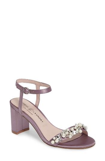 Women's Chinese Laundry Rosetta Embellished Sandal .5 M - Purple