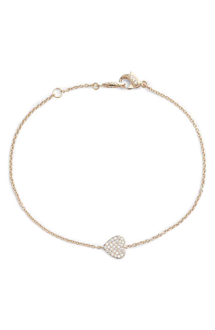 Women's Nadri Heart Station Bracelet