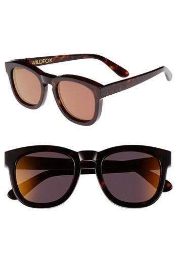 Wildfox 'classic Fox - Deluxe' 50mm Sunglasses Tortoise