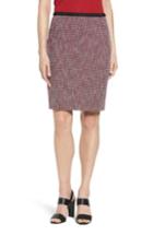 Women's Boss Mabira Tweed Suit Skirt R - Red