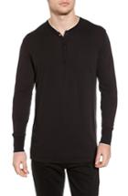 Men's Scotch & Soda Club Nomade Soft Granddad T-shirt - Black