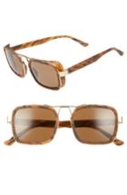 Women's Maho Diamondhead 50mm Polarized Square Sunglasses - Whisky Tortoise