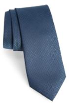 Men's Calibrate Ballard Solid Silk Tie, Size - Blue/green