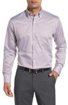 Men's Peter Millar Diamond In The Rough Fit Sport Shirt, Size Medium - Pink