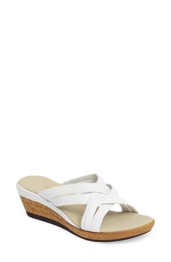 Women's Onex Camy Wedge Sandal M - White