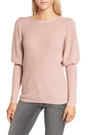 Women's Chelsea28 Puff Sleeve Sweatser - Pink