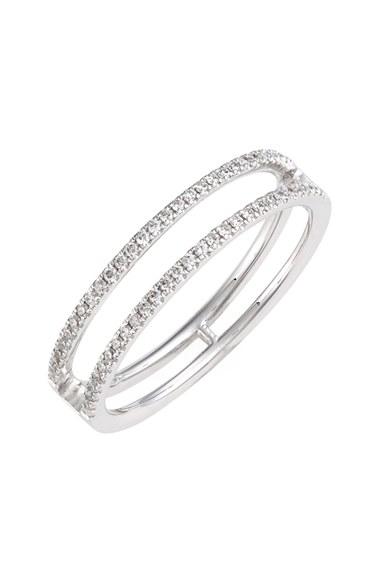 Women's Bony Levy 'prism' Two-row Diamond Ring (nordstrom Exclusive)