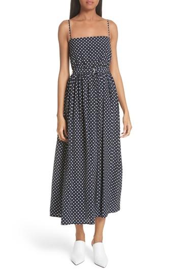 Women's Robert Rodriguez Polka Dot Midi Dress - Blue