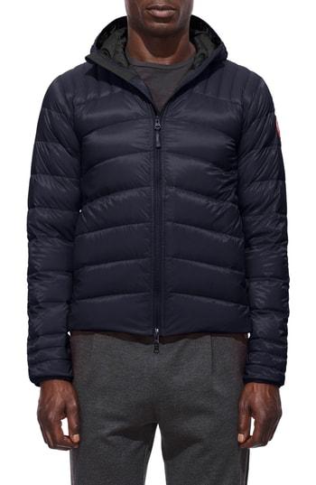 Men's Canada Goose Brookvale Hooded Down Jacket - Blue