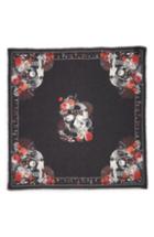 Women's Alexander Mcqueen Neptune's Treasures Scarf, Size - Black
