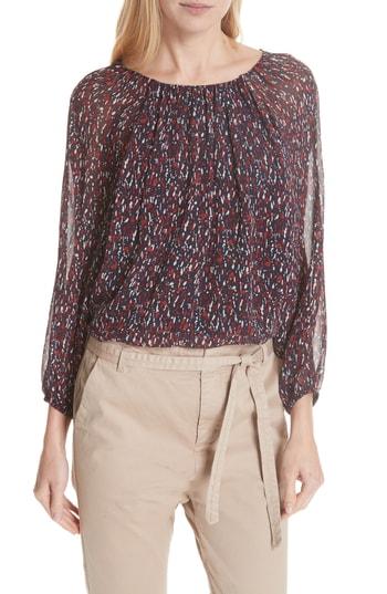 Women's Joie Briseis Print Silk Top - Blue