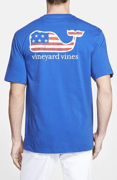 Men's Vineyard Vines 'american Flag Whale' Graphic T-shirt