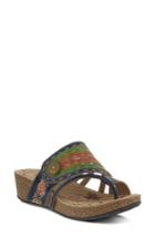 Women's L'artiste Claudia Wedge Sandal .5-8us / 38eu - Blue