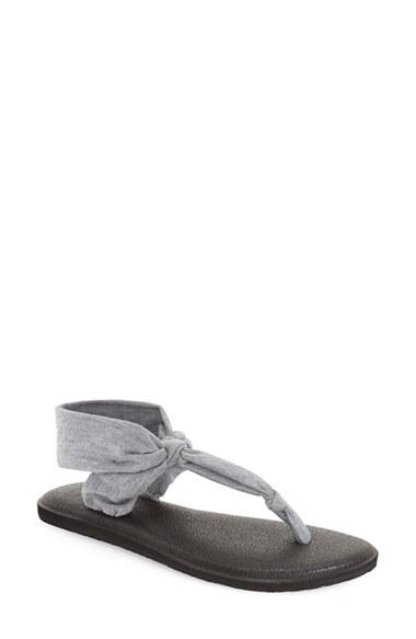 Women's Sanuk 'yoga Sling - Ella' Sandal M - Grey