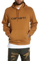 Men's Carhartt Work In Progress Logo Embroidered Hooded Sweatshirt