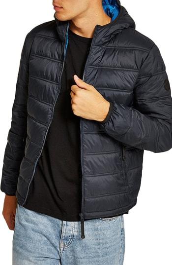 Men's Topman Terrain Classic Fit Quilted Jacket